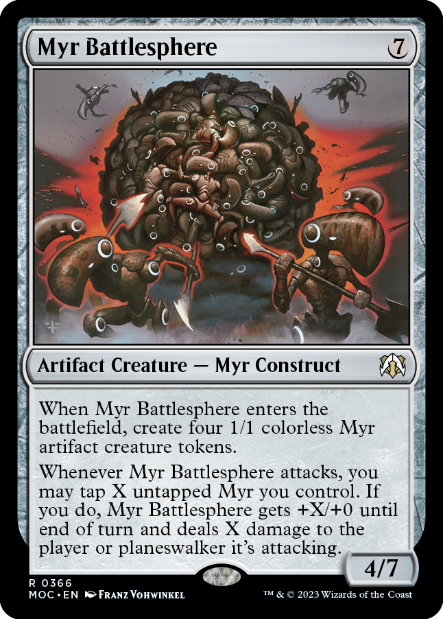 Myr Battlesphere [March of the Machine Commander] - Destination Retro