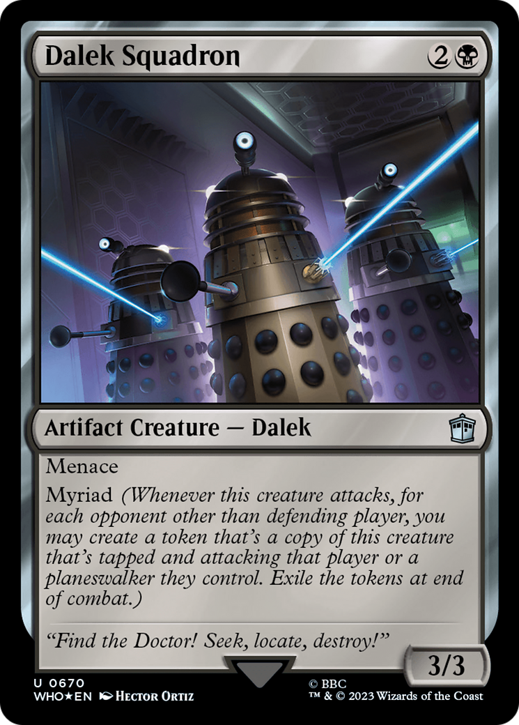 Dalek Squadron (Surge Foil) [Doctor Who] - Destination Retro