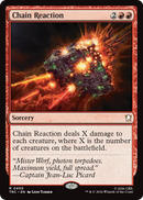 Chain Reaction (Surge Foil) [Star Trek Commander] - Destination Retro