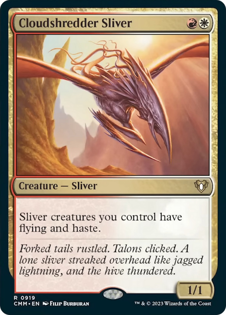 Cloudshredder Sliver [Commander Masters] - Destination Retro