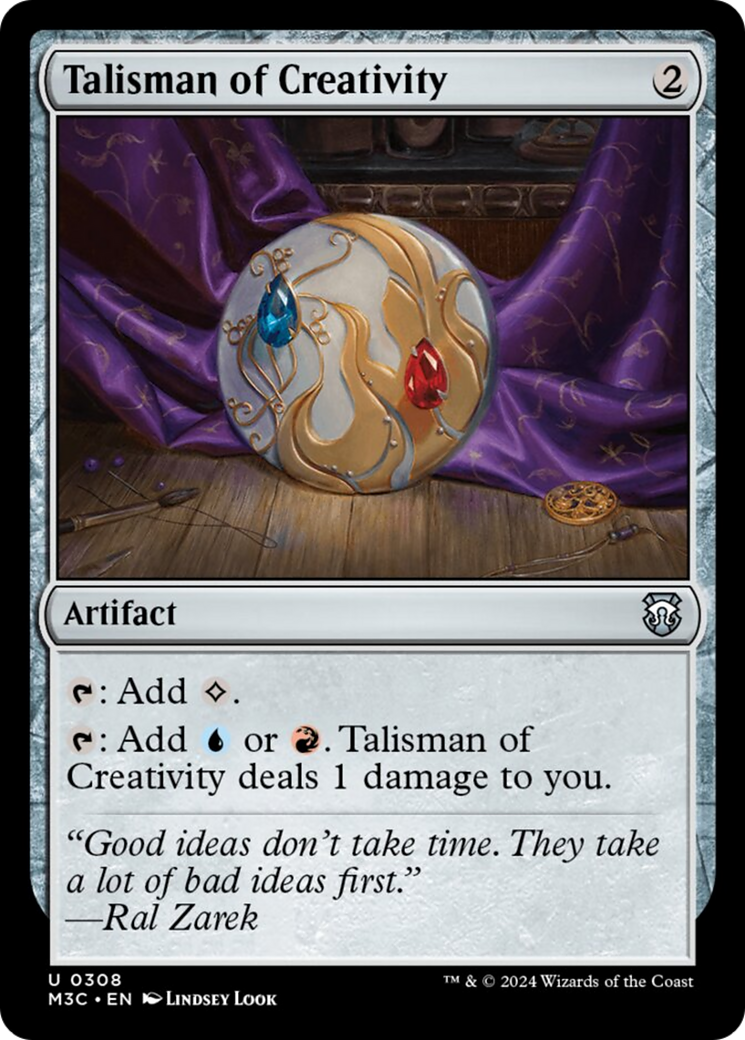 Talisman of Creativity [Modern Horizons 3 Commander] - Destination Retro