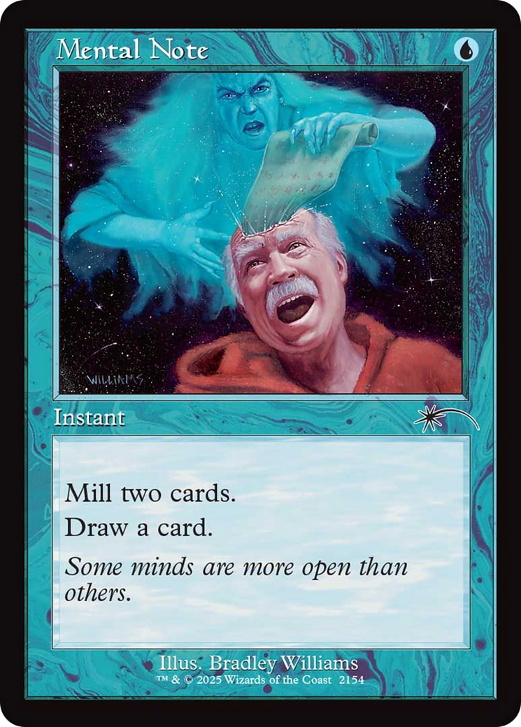 Mental Note (Retro Frame) [Secret Lair Drop Series] - Destination Retro