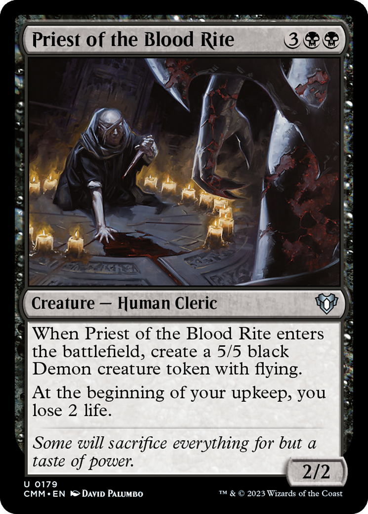 Priest of the Blood Rite [Commander Masters] - Destination Retro