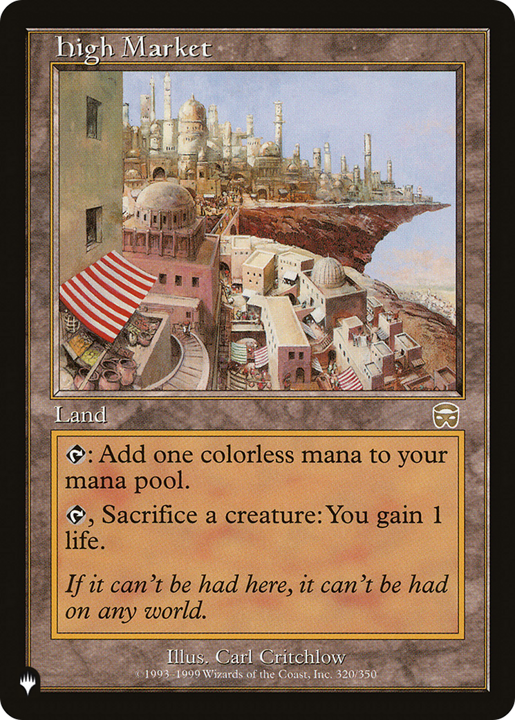 High Market [The List] - Destination Retro
