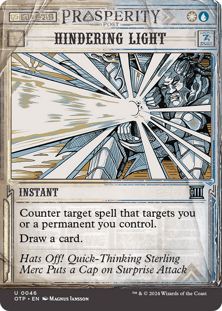 Hindering Light [Outlaws of Thunder Junction: Breaking News] - Destination Retro