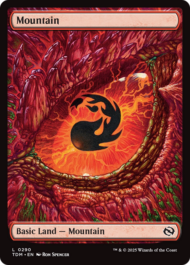 Mountain (0290) [Tarkir: Dragonstorm] - Destination Retro