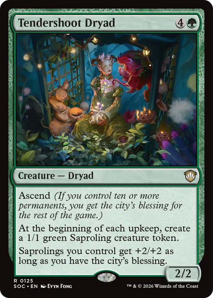 Tendershoot Dryad [Secrets of Strixhaven Commander] - Destination Retro