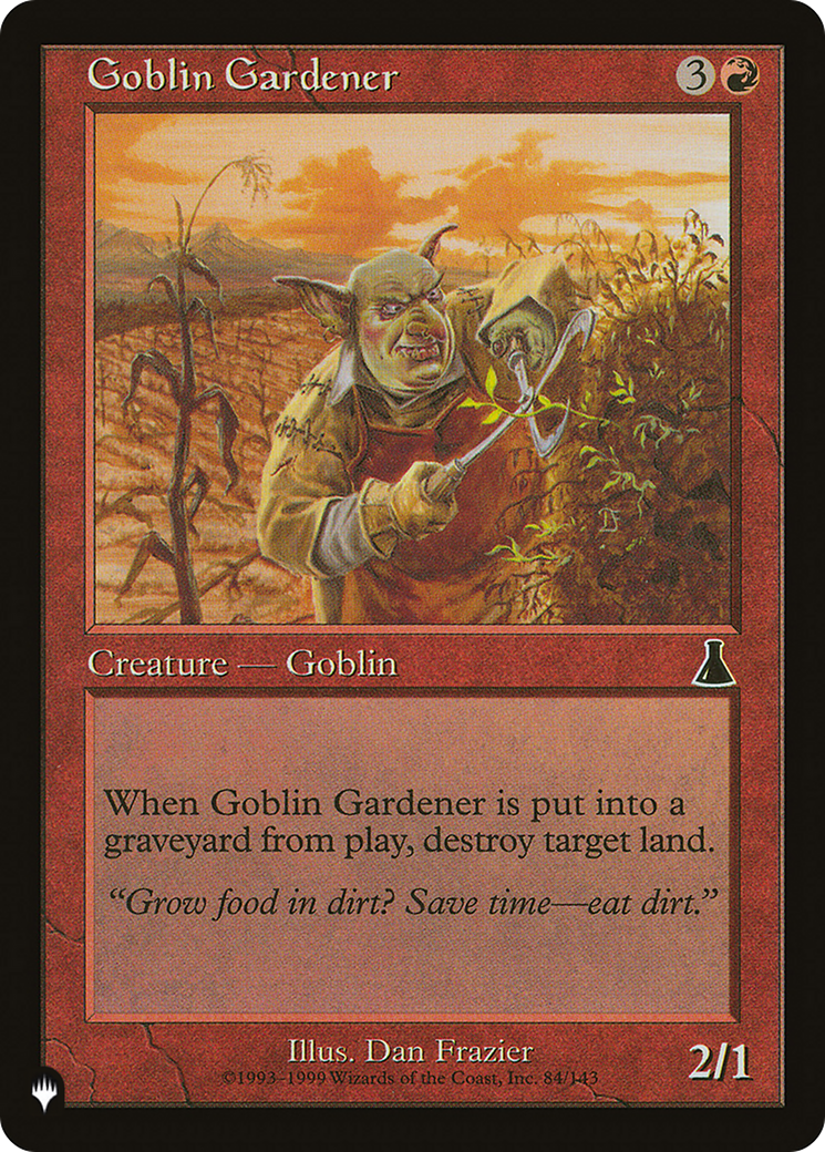 Goblin Gardener [The List] - Destination Retro