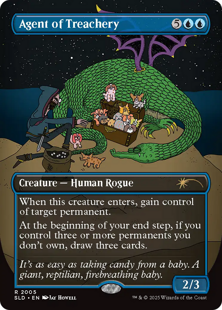 Agent of Treachery (Rainbow Foil) [Secret Lair Drop Series] - Destination Retro