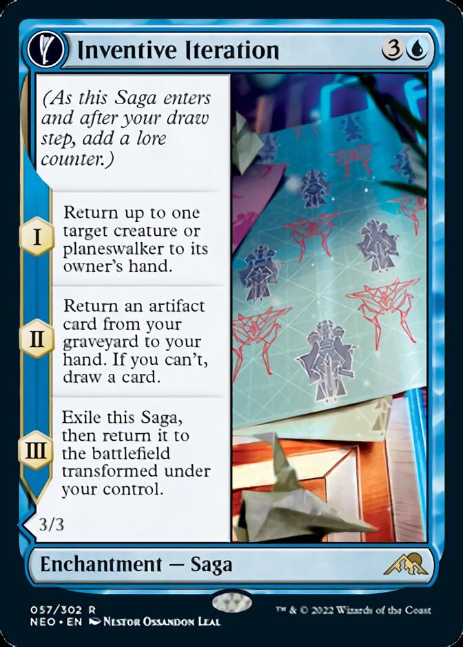 Inventive Iteration // Living Breakthrough [Kamigawa: Neon Dynasty] - Destination Retro