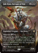 Ink-Eyes, Servant of Oni (Borderless) [Bloomburrow Commander] - Destination Retro