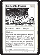 Knight of Lost Causes [Mystery Booster 2 Playtest Cards] - Destination Retro