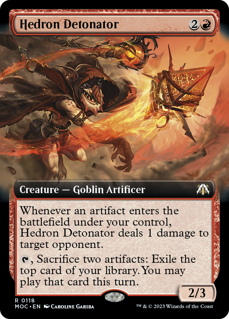 Hedron Detonator (Extended Art) [March of the Machine Commander] - Destination Retro