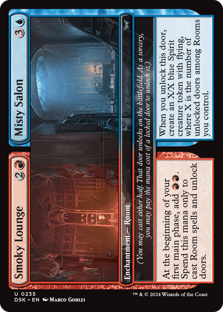 Smoky Lounge // Misty Salon [Duskmourn: House of Horror] - Destination Retro