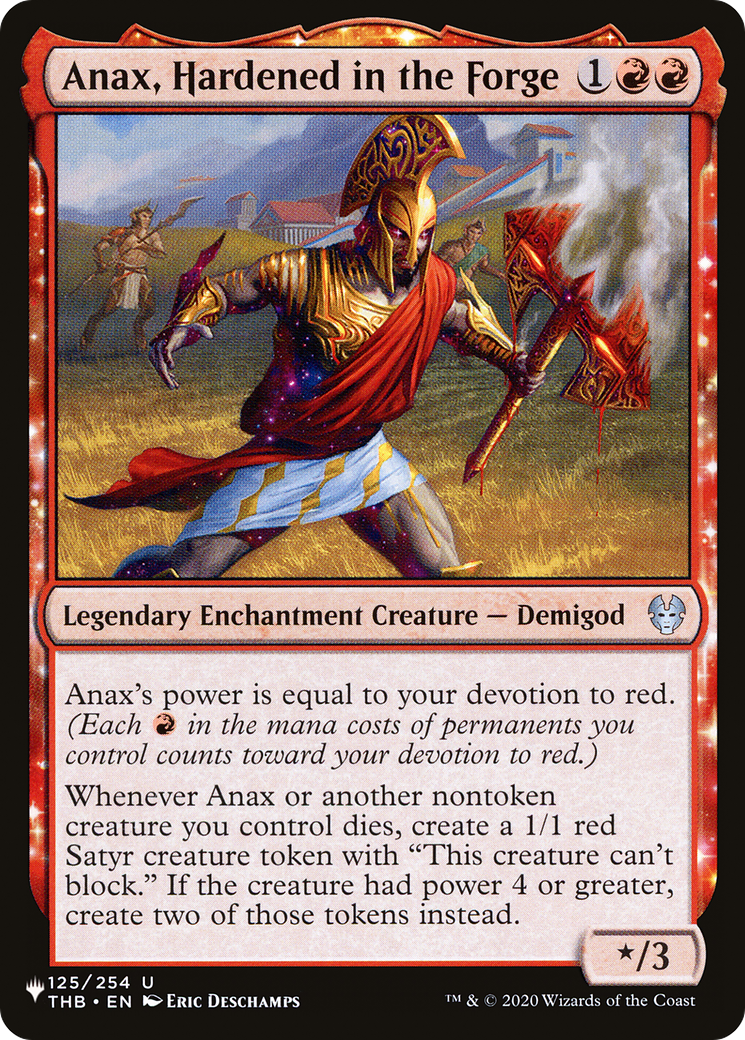 Anax, Hardened in the Forge [The List] - Destination Retro