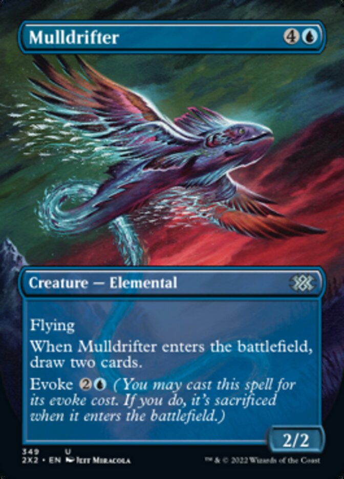 Mulldrifter (Borderless Alternate Art) [Double Masters 2022] - Destination Retro