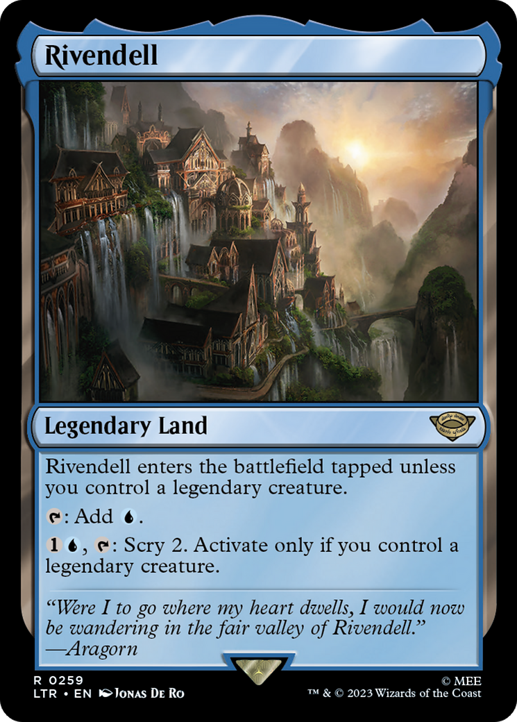 Rivendell [The Lord of the Rings: Tales of Middle-Earth] - Destination Retro