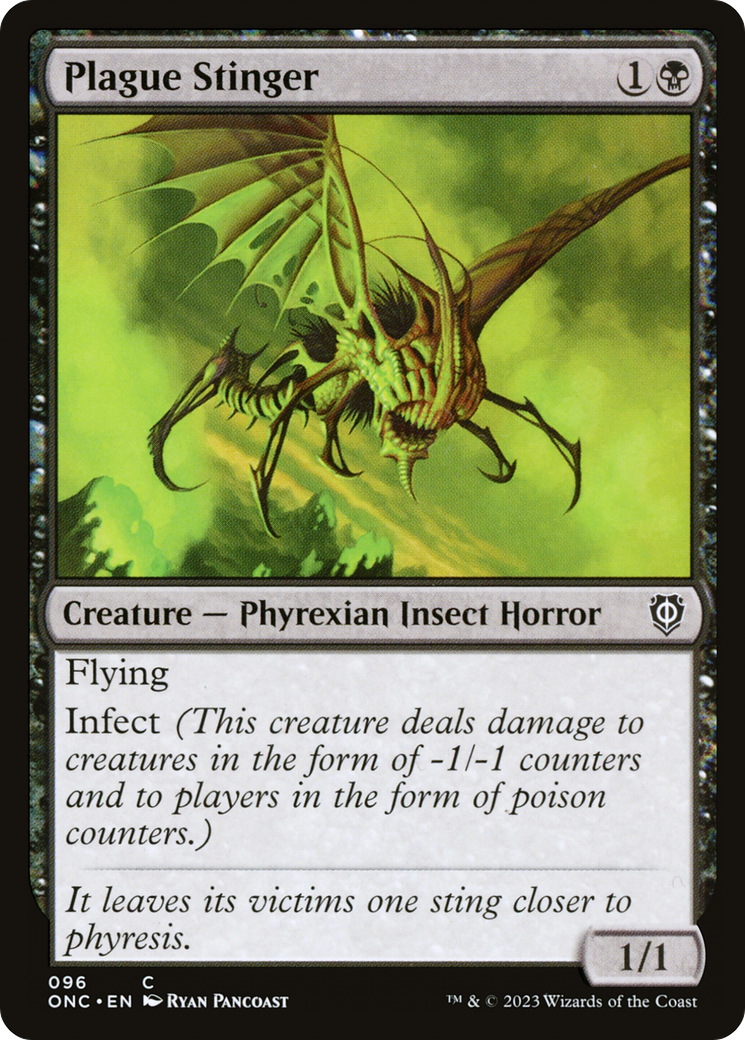 Plague Stinger [Phyrexia: All Will Be One Commander] - Destination Retro