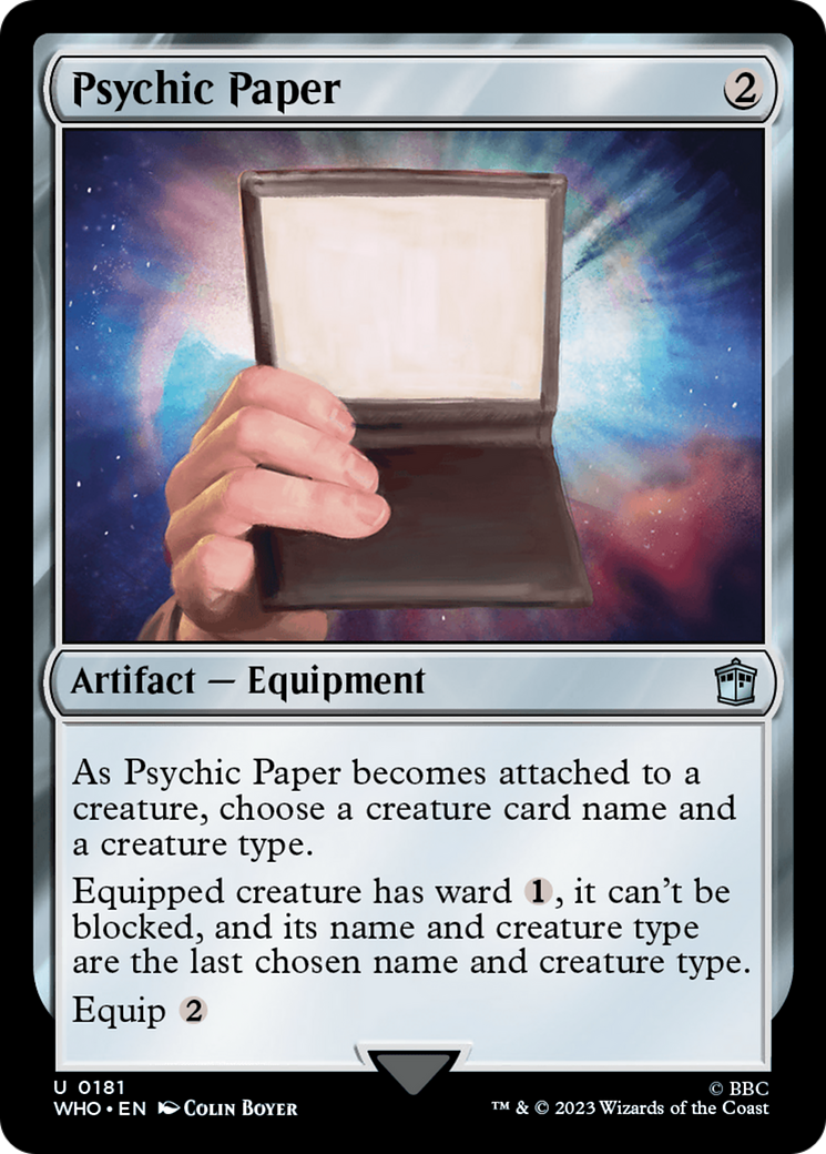 Psychic Paper [Doctor Who] - Destination Retro