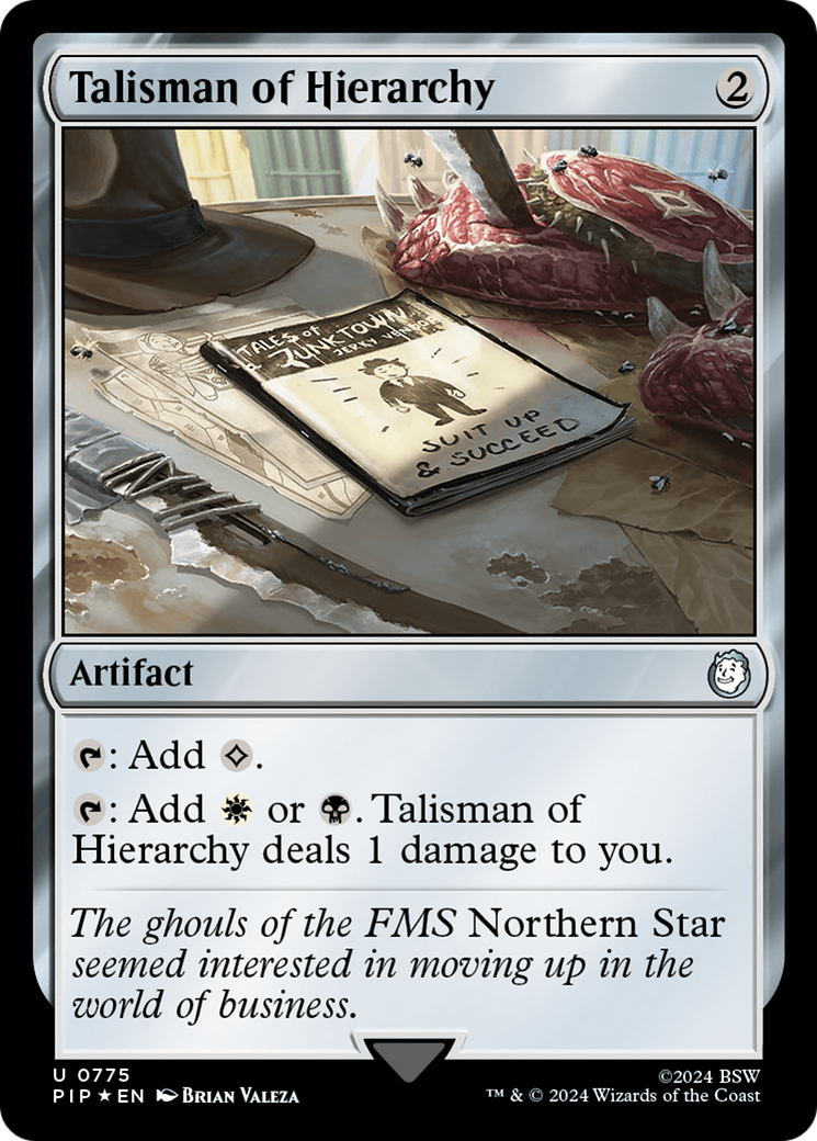 Talisman of Hierarchy (Surge Foil) [Fallout] - Destination Retro