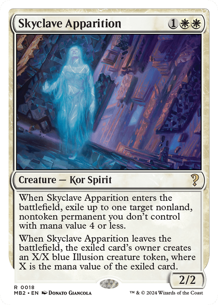 Skyclave Apparition (White Border) [Mystery Booster 2] - Destination Retro