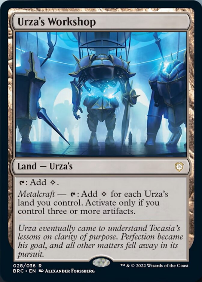 Urza's Workshop [The Brothers' War Commander] - Destination Retro