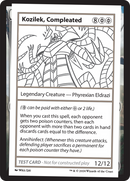 Kozilek, Completed [Mystery Booster 2 Playtest Cards] - Destination Retro