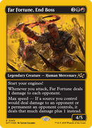 Far fortune, End Boss (First-Place Foil) [Aetherdrift] - Destination Retro