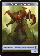 Phyrexian Mite Token (012) // Phyrexian Golem Double-Sided Token [Phyrexia: All Will Be One Tokens] - Destination Retro