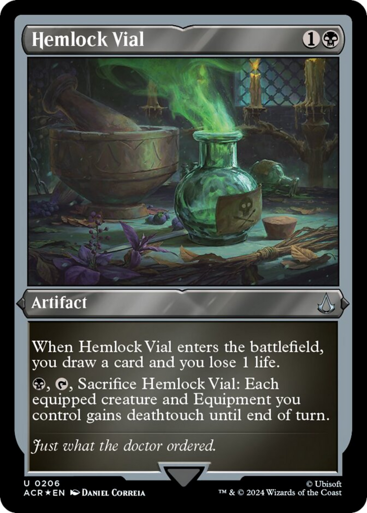 Hemlock Vial (Foil Etched) [Assassin's Creed] - Destination Retro