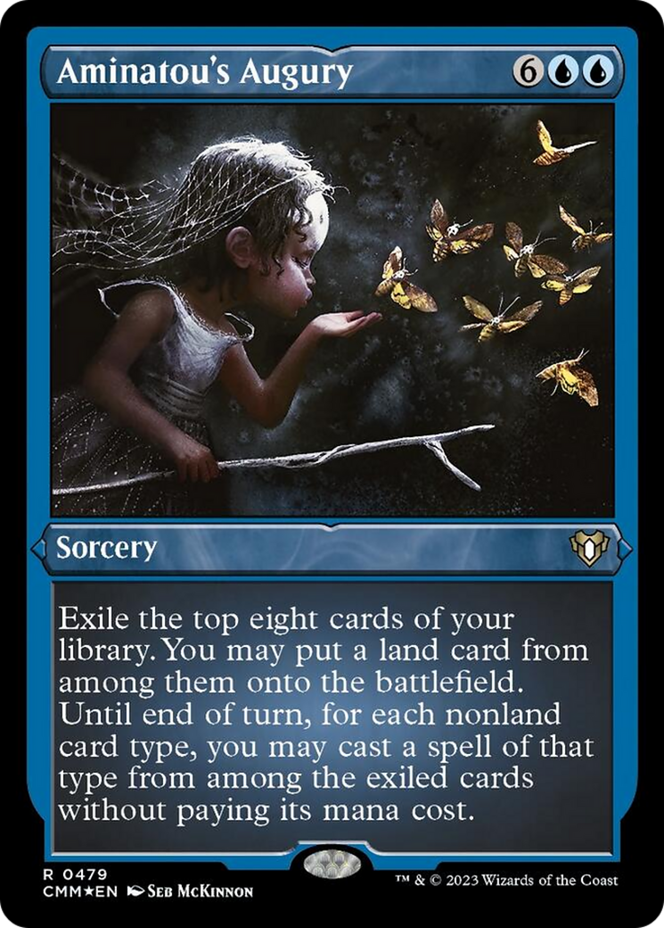 Aminatou's Augury (Foil Etched) [Commander Masters] - Destination Retro