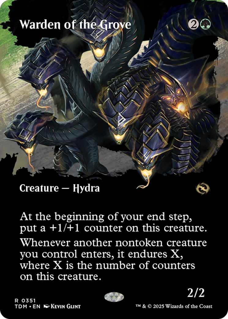 Warden of the Grove (Borderless) [Tarkir: Dragonstorm] - Destination Retro