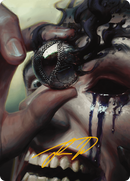 Jet Medallion Art Card (Gold-Stamped Signature) [Modern Horizons 3 Art Series] - Destination Retro