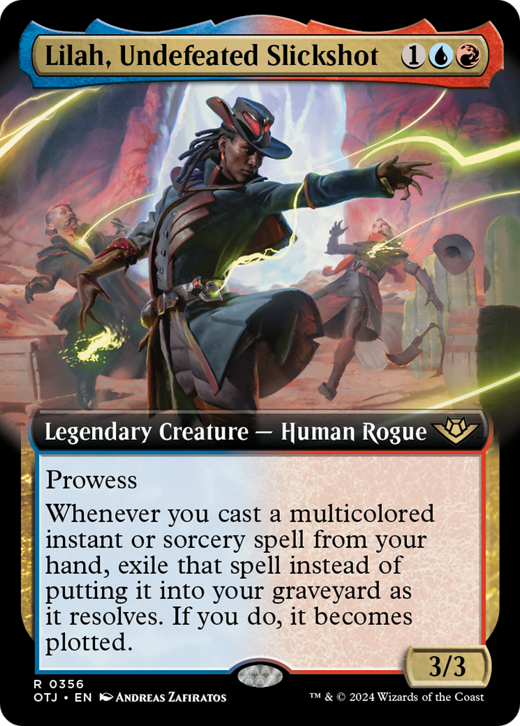 Lilah, Undefeated Slickshot (Extended Art) [Outlaws of Thunder Junction] - Destination Retro