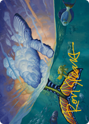 Dreamtide Whale Art Card (Gold-Stamped Signature) [Modern Horizons 3 Art Series] - Destination Retro