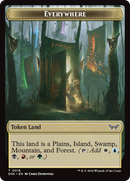 Everywhere // Manifest Double-Sided Token [Duskmourn: House of Horror Tokens] - Destination Retro