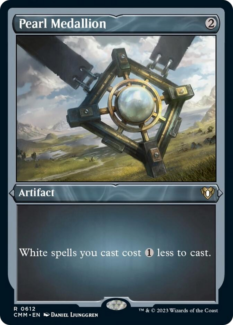 Pearl Medallion (Foil Etched) [Commander Masters] - Destination Retro