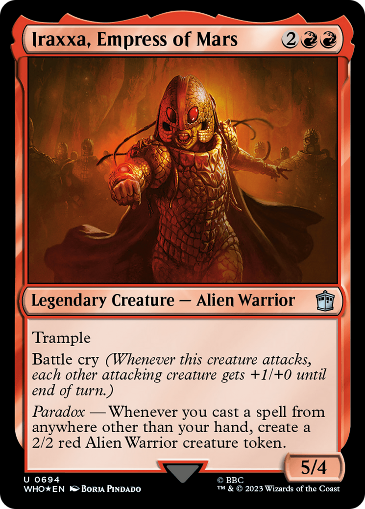 Iraxxa, Empress of Mars (Surge Foil) [Doctor Who] - Destination Retro