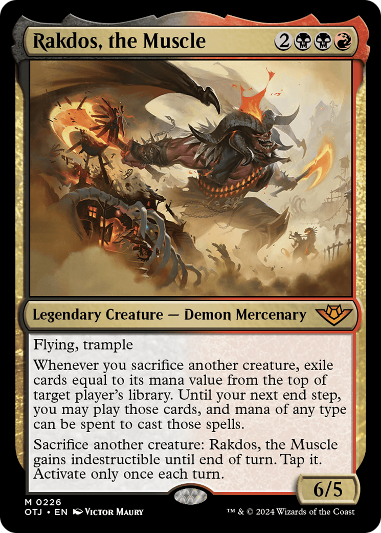 Rakdos, the Muscle [Outlaws of Thunder Junction] - Destination Retro