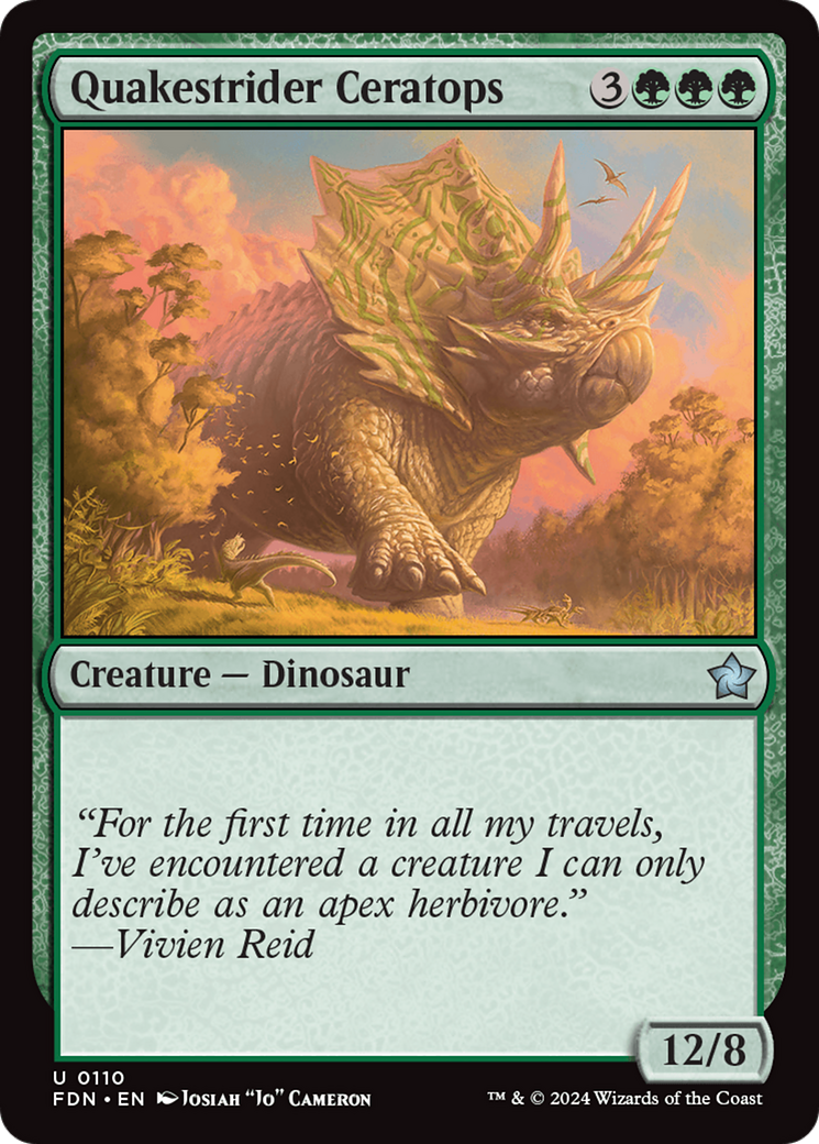 Quakestrider Ceratops [Foundations] - Destination Retro