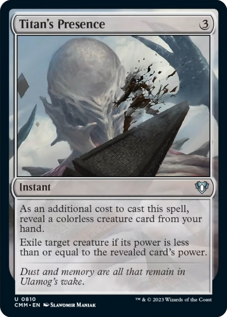 Titan's Presence [Commander Masters] - Destination Retro