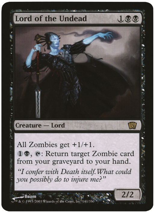 Lord of the Undead (Oversized) [Eighth Edition Box Topper] - Destination Retro