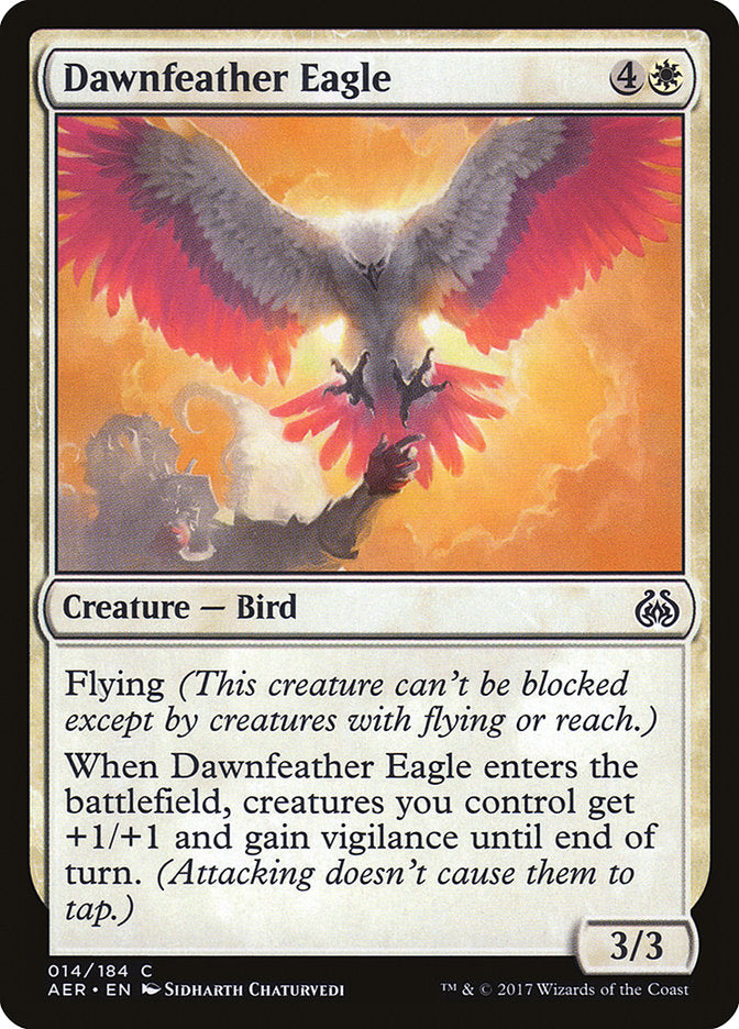 Dawnfeather Eagle (Intro Pack) [Aether Revolt Promos] - Destination Retro