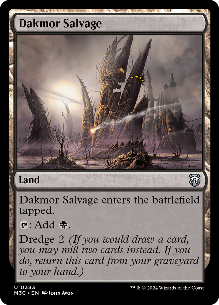Dakmor Salvage (Ripple Foil) [Modern Horizons 3 Commander] - Destination Retro