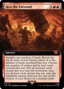 Hew the Entwood (Extended Art) (Surge Foil) [The Lord of the Rings: Tales of Middle-Earth] - Destination Retro