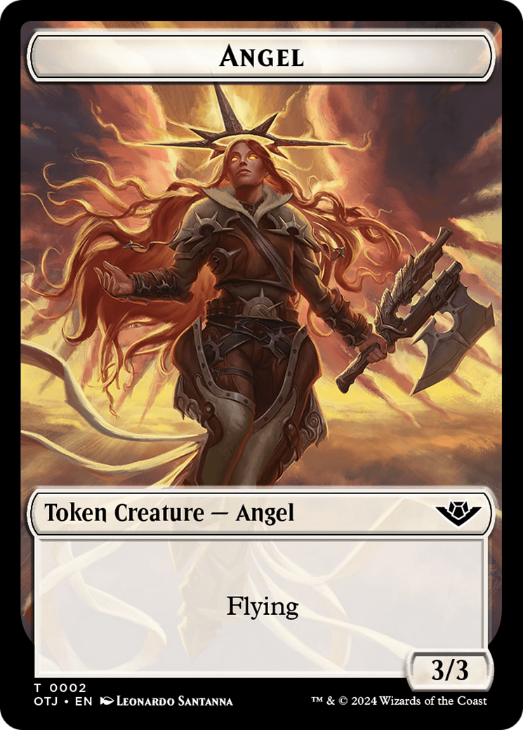 Angel Token [Outlaws of Thunder Junction Tokens] - Destination Retro