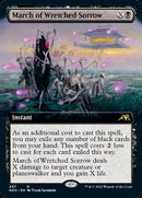 March of Wretched Sorrow (Extended Art) [Kamigawa: Neon Dynasty] - Destination Retro