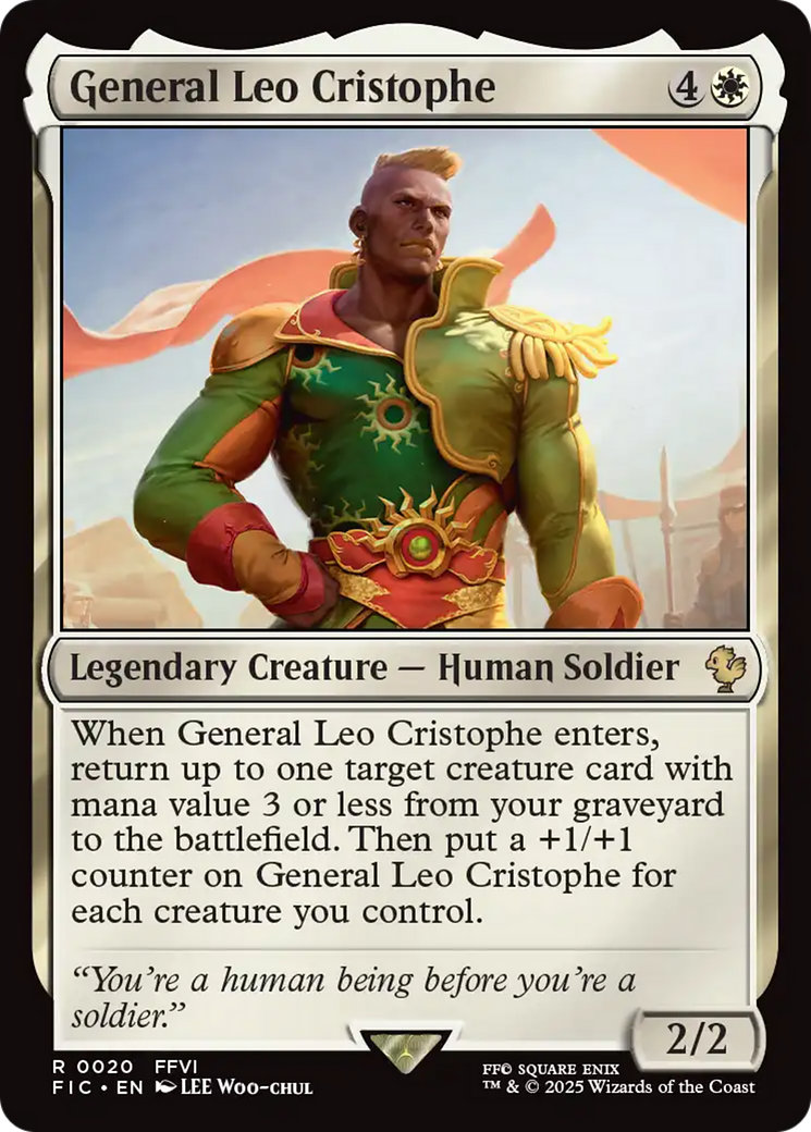 General Leo Cristophe [FINAL FANTASY Commander] - Destination Retro