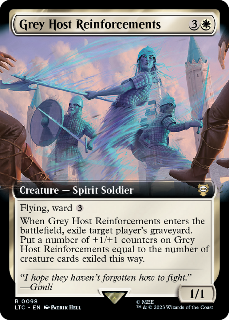Grey Host Reinforcements (Extended Art) [The Lord of the Rings: Tales of Middle-Earth Commander] - Destination Retro