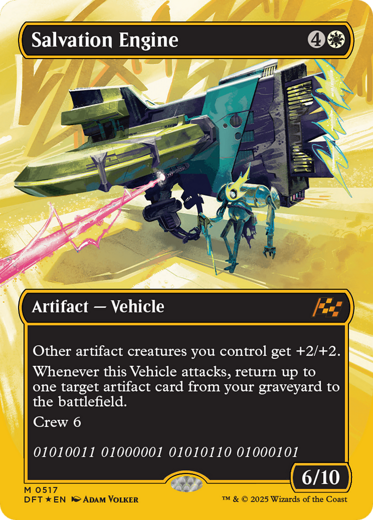 Salvation Engine (Borderless) (First-Place Foil) [Aetherdrift] - Destination Retro